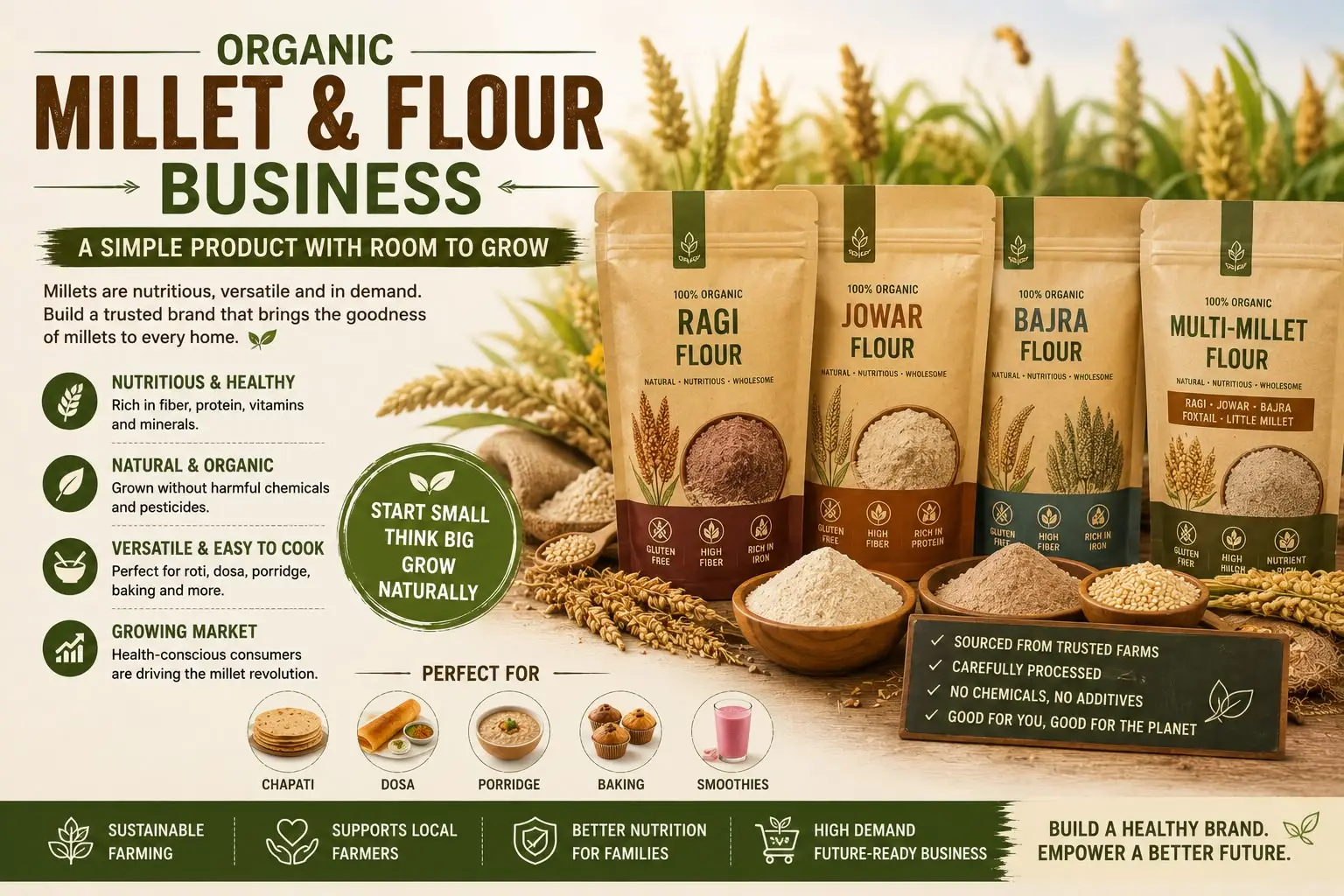 organic Millet& Flour